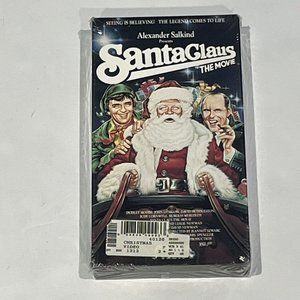 Vintage 1990 Santa Claus The Movie Dudley Moore Movie VHS Sealed  Video Treasure